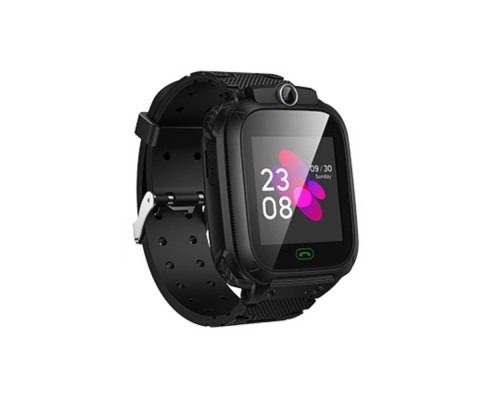 Дитячий смарт-годинник HOCO Y105A 36mm. 400 mAh. children phone watch Black (rus версія) (6942007658669)