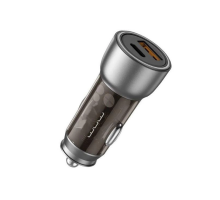Автомобільний зарядний пристрій WUW-C185 PD20W+QC3.0 black (6972573335466)