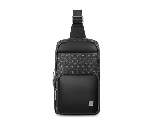 Сумка WIWU Master Fingerprint Lock Crossbody Bag Black (6976195096064)