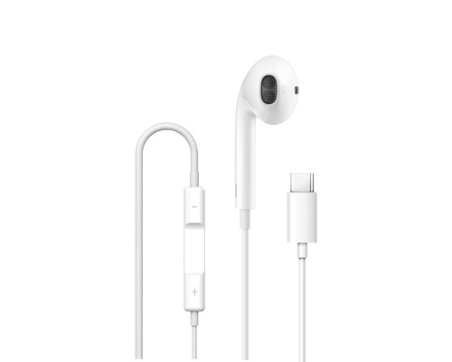 Навушники дротові WIWU EB307 Solobuds Wired Earbuds (Type-C) White (6977703654745)
