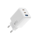 Мережевий зарядний пристрій WIWU Cube 67W 2C+A GaN Fast Charger Wi-G026 EU White (6977703656800)