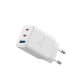 Мережевий зарядний пристрій WIWU Cube 67W 2C+A GaN Fast Charger Wi-G026 EU White (6977703656800)