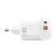 Мережевий зарядний пристрій WIWU 33W Cube GaN Fast Charger A+C Wi-G017 EU White (6977703655025)