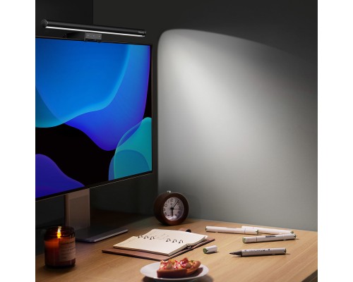 Лампа для монітора Baseus i-wok2 Series  USB Asymmetric Light Source Screen Hanging Light (Youth) Black (DGIW000101)