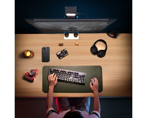 Лампа для монітора Baseus i-wok2 Series  USB Asymmetric Light Source Screen Hanging Light (Youth) Black (DGIW000101)