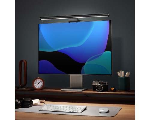 Лампа для монітора Baseus i-wok2 Series  USB Asymmetric Light Source Screen Hanging Light (Youth) Black (DGIW000101)