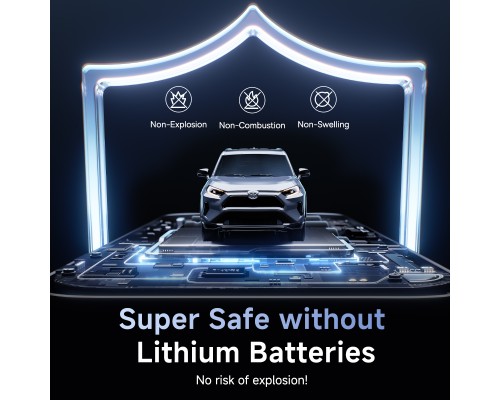 Автомобільний пуско-зарядний пристрій Baseus PrimeTrip VJ1 Supercapacitor Car Jump Starter 1200A Cosmic Black (C00269000121-00)