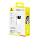 Зовнішній акумулятор Baseus EnerFill FC31 Digital Display Power Bank with 2 Built-in Cables 20000mAh 22.5W Moon White (P10082107213-00)