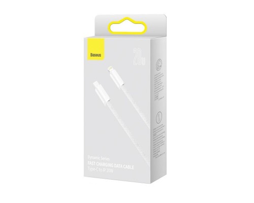 Кабель Baseus Dynamic Series Fast Charging Data Cable Type-C to iP 20W 1m White (CALD000002)