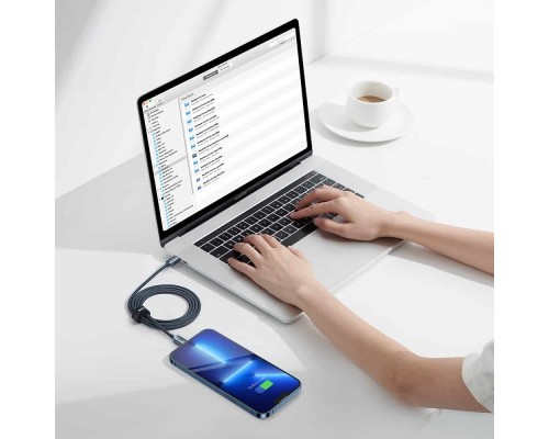 Кабель Baseus Crystal Shine Series Fast Charging Data Cable Type-C to iP 20W 1.2m Black (CAJY000201)