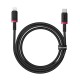 Кабель Baseus Dura Series Fast Charging Cable Type-C to iP 20W 1m Grey+Black (P10377800U01-01)