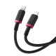 Кабель Baseus Dura Series Fast Charging Cable Type-C to iP 20W 1m Grey+Black (P10377800U01-01)