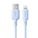 Кабель Baseus Silky Series Fast Charging Cable USB to iP 2.4A 1m Galaxy Blue (P10377702313-00)