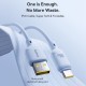 Кабель Baseus Silky Series Fast Charging Cable USB to iP 2.4A 1m Galaxy Blue (P10377702313-00)