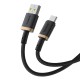 Кабель Baseus Dura Series Fast Charging Cable USB to Type-C 60W 2m Gold+Black (P10377802U01-02)