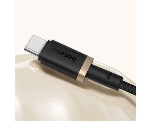 Кабель Baseus Dura Series Fast Charging Cable USB to Type-C 60W 2m Gold+Black (P10377802U01-02)