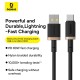 Кабель Baseus Dura Series Fast Charging Cable USB to Type-C 60W 2m Gold+Black (P10377802U01-02)