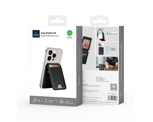 Картхолдер WIWU Mag Wallet FM MW-005 Brown (6977703650495)