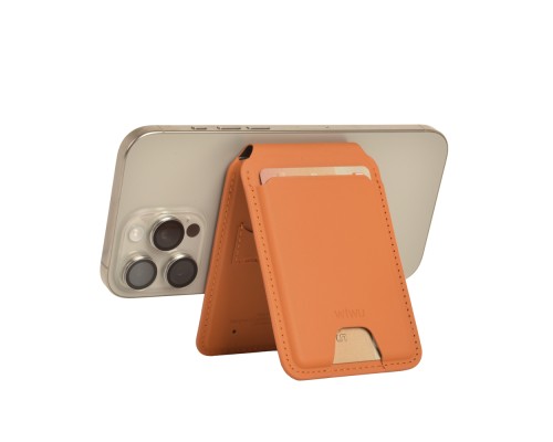 Картхолдер WIWU Mag Wallet FM MW-005 Brown (6977703650495)