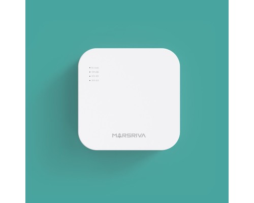 ДБЖ (Mini UPS) для роутера MARSRIVA KP4 MAX 20000mAh (18W; Output DC 12/9/5V; USB-A; USB-C) white (KP4MAX)