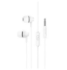 Навушники дротові BOROFONE BM74 (3.5mm) White (6974443388237)