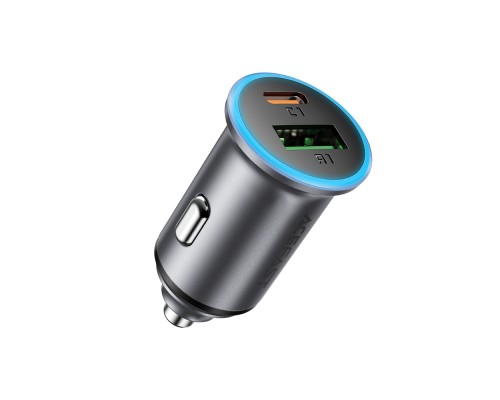 Автомобільний зарядний пристрій ACEFAST B15 65W (USB-A+USB-C) dual port metal car charger (6974316284963)
