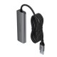 USB-хаб ACEFAST J17 USB-A  4-in-1 HUB Metal Gray (6974316285922)