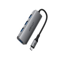 USB-хаб ACEFAST J15 USB-C 4-in-1 HUB Metal Gray (6974316285908)