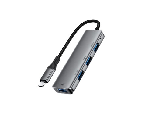 USB-хаб ACEFAST J15 USB-C 4-in-1 HUB Metal Gray (6974316285908)
