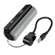Зовнішній акумулятор BOROFONE BJ87 Star power bank with flashlight and cable(5000mAh) Black (6941991126901)