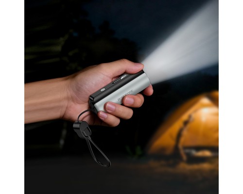 Зовнішній акумулятор BOROFONE BJ87 Star power bank with flashlight and cable(5000mAh) Black (6941991126901)