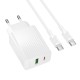 Мережевий зарядний пристрій BOROFONE BAS76A Source PD30W+QC3.0 charger set(C to C) White (6941991122927)
