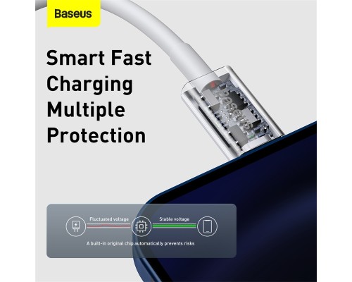 Кабель Baseus Superior Series Fast Charging Data Cable Type-C to iP PD 20W 1.5m White (CATLYS-B02)