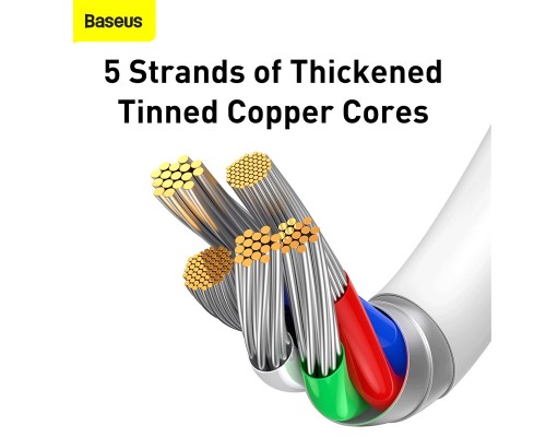 Кабель Baseus Superior Series Fast Charging Data Cable Type-C to iP PD 20W 1.5m White (CATLYS-B02)