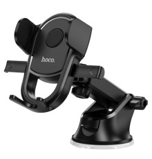 Автотримач для телефона HOCO H5 Integrity one-key car holder(center console) Black (6931474790934)