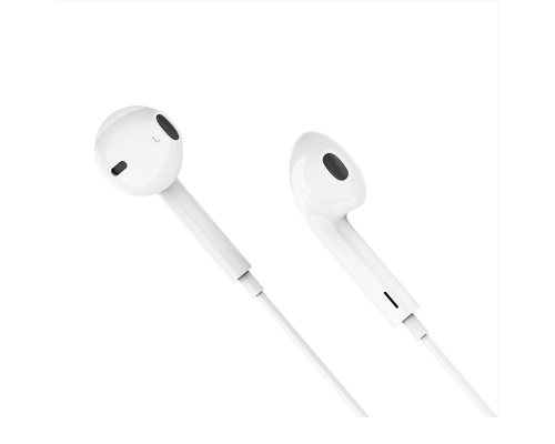 Навушники дротові HOCO M101 Crystal (Type-C) White (6931474782366)