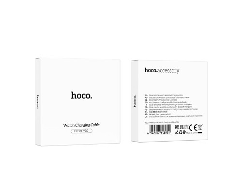 Бездротовий зарядний пристрій для смарт-годинника HOCO Y30 Smart sports watch charging cable White (6942007648981)