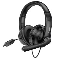 Навушники ігрові HOCO W103 Magic tour gaming headphones Black (6931474741615)