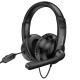 Навушники ігрові HOCO W103 Magic tour gaming headphones Black (6931474741615)