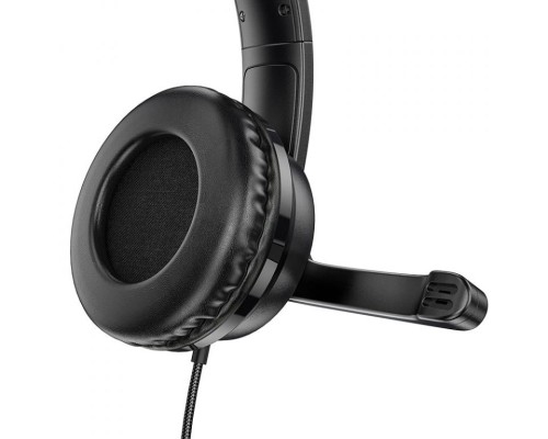 Навушники ігрові HOCO W103 Magic tour gaming headphones Black (6931474741615)
