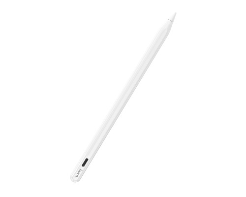 Стилус HOCO GM112 Intelligent anti-lost active capacitive pen with digital display pad dedicated White (6942007634588)