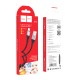 Кабель Hoco X72 Creator silicone charging data cable for Type-C Black (6931474761798)