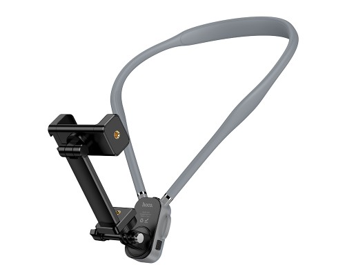 Кріплення для телефона на шию HOCO K30 Campo neck-hanging holder Black Gray (6942007664639)