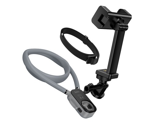 Кріплення для телефона на шию HOCO K30 Campo neck-hanging holder Black Gray (6942007664639)