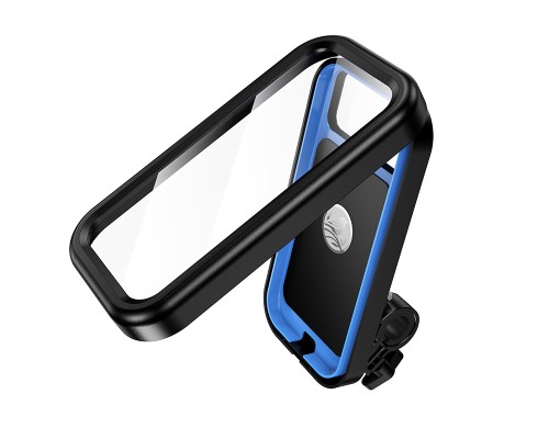 Велотримач для телефона HOCO H95 Bendito waterproof riding holder Black (6942007671767)