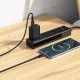 Кабель HOCO X59 USB to Type-C 3A, 1m, nylon, TPE connectors, Black (6931474744920)