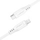 Кабель ACEFAST C3-01 Type-C to iP 3A, 30W, TPE, TPE connectors, White (6974316280811)