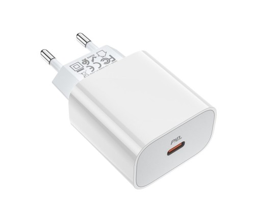 Мережевий зарядний пристрій HOCO C76A Plus Speed source PD20W charger White (6931474746917)