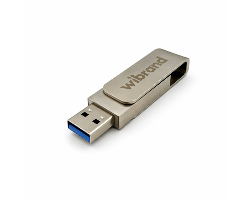 Портативний SSD Wibrand Wolf 512GB USB 3.2 Gen.2 Type-C/Type-A Read/Write 1000MB/s Silver (WIEXSSD/WO512GB)