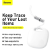 Трекер Baseus T2 Pro Smart Device Tracker White (FMTP000002)